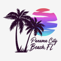 Panama City Beach Florida Vacation Trip Retro Vintage Sunset Sweatshir Adjustable Cap | Artistshot