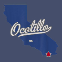 Ocotillo California Ca Map T Shirt Vintage Short | Artistshot