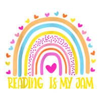 Read Teacher Rainbow Leopard Reading Is My Jam T Shirt Baby Tee | Artistshot