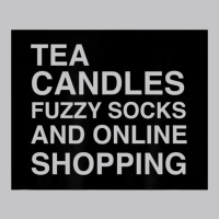 Tea Candles Fuzzy Socks And Online Shopping Tshirt Baby Bodysuit | Artistshot