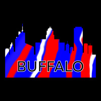 Buffalo Skyline Red White And Blue Baby Tee | Artistshot