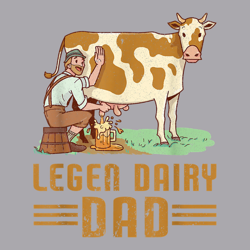 Mens Legen Dairy Dad  Local Farm Lover Papa Funny Farmer Dad T Shirt Youth 3/4 Sleeve | Artistshot