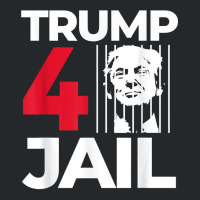 Prison Trump For Prison Trump For Jail Trump 4 Jail T Shirt Crewneck Sweatshirt | Artistshot