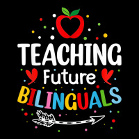 Teaching Future Bilinguals   Spanish Teachers Back To School T Shirt V-neck Tee | Artistshot