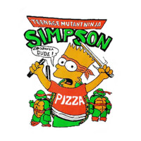 Teenage Mutant Ninja Simpson Crewneck Sweatshirt | Artistshot