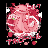 Kawaii Axolotl Drinking Strawberry Milkshake Japanese Otaku T Shirt Youth Jogger | Artistshot