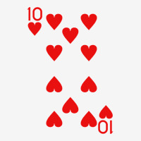 Ten Of Hearts Royal Flush Costume Halloween Playing Cards Adjustable Cap | Artistshot