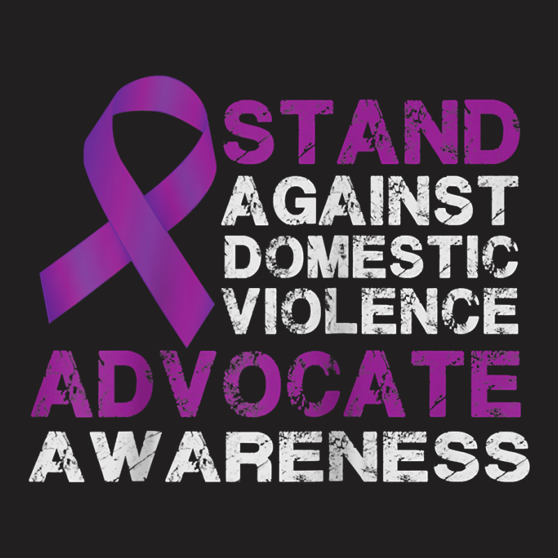Stand Against Domestic Violence Advocate Awareness Raglan Baseball Tee T-shirt | Artistshot