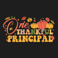 One Thankful Principal Fall Thanksgiving Principal School T Shirt Classic T-shirt | Artistshot