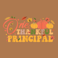 One Thankful Principal Fall Thanksgiving Principal School T Shirt Vintage Short | Artistshot