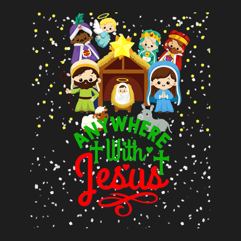 Christian Christmas Nativity Holy Night Birth Jesus Christ Religious 2 Classic T-shirt by coolquirrell | Artistshot