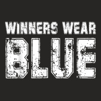 Winners Wear Blue Color War Camp Team Game Comp Boys Novelty T Shirt Ladies Fitted T-shirt | Artistshot