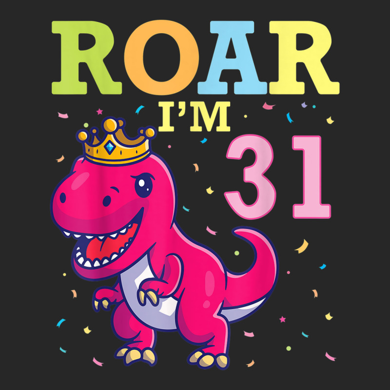 King Dinosaur Dance Happy My Birthday Roar I'm 31 Years Old Men's T-shirt Pajama Set | Artistshot