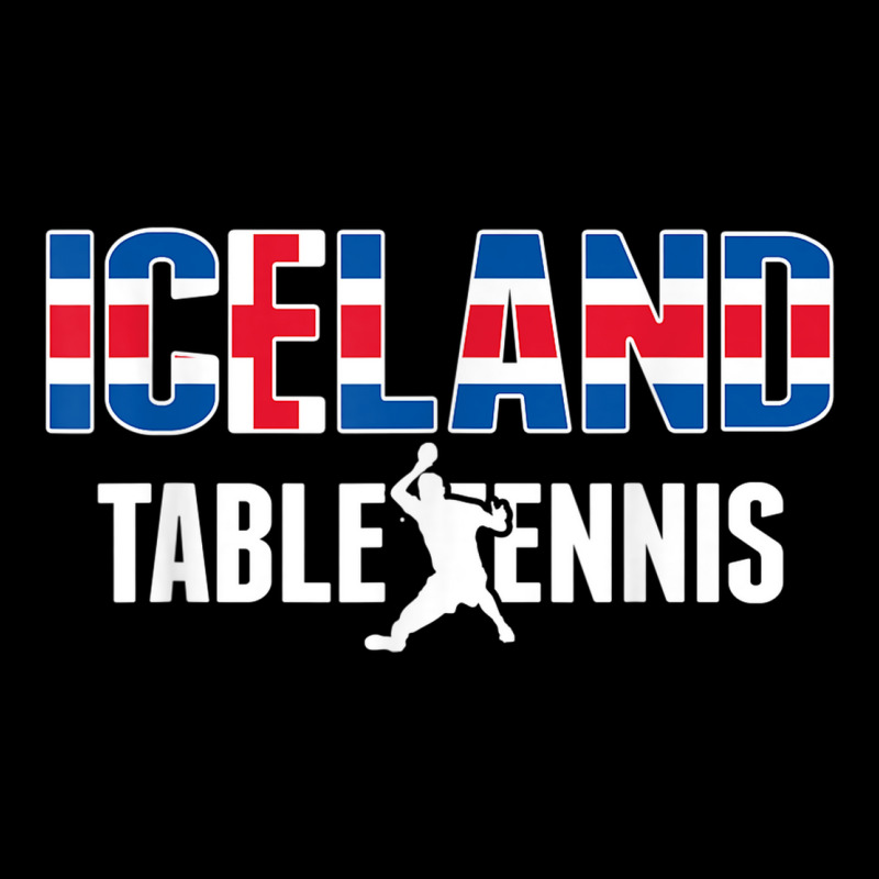 Proud Iceland Table Tennis Lovers Jersey Icelandic Ping Pong Pocket T-Shirt by Posh | Artistshot