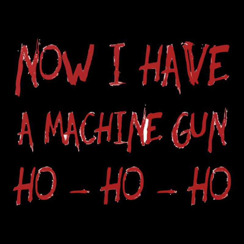 Ho Ho Ho Now I Have A Machine Gun V-neck Tee | Artistshot