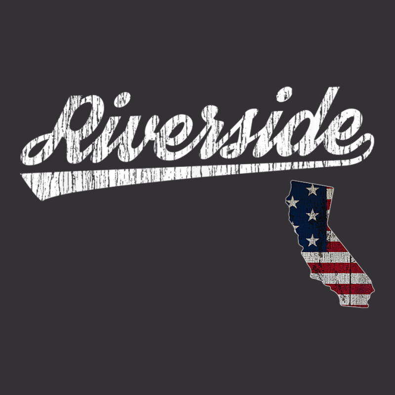 Retro Riverside California Usa Flag T Shirt Vintage Hoodie by cm-arts | Artistshot