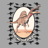 Realistic Spinosaurus Graphic With Black Dinosaur Pattern Sweatshirt Toddler Sweatshirt | Artistshot