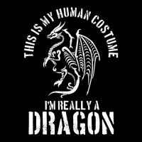 This Is My Human Costume I M Really A Dragon Funny Halloween Baby Tee | Artistshot