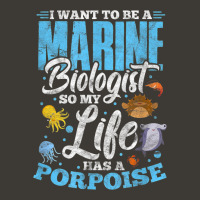 I Want To Be Marine Biologist So Life Has A Porpoise Grunge Bucket Hat | Artistshot