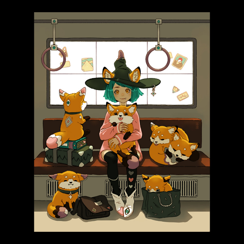 Witch And Her Foxes Youth Zipper Hoodie by Aiello Mcdade | Artistshot