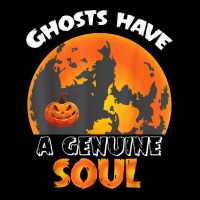 Ghosts Have A Genuine Soul Funny Halloween Quote Classic Adjustable Cap | Artistshot