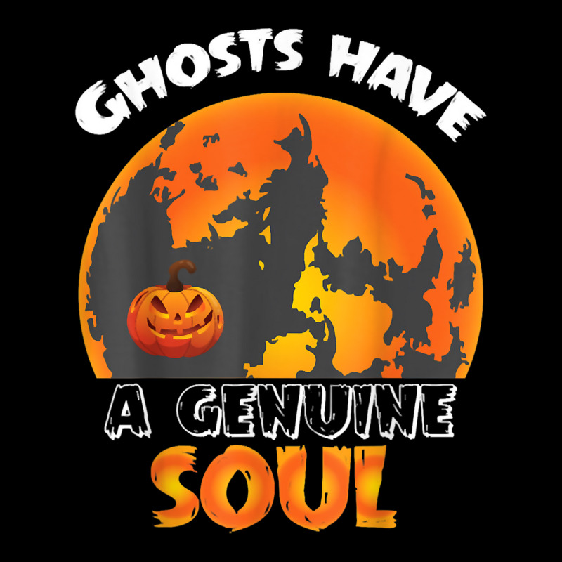 Ghosts Have A Genuine Soul Funny Halloween Quote Classic Adjustable Cap by Uniform | Artistshot