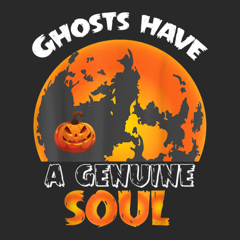 Ghosts Have A Genuine Soul Funny Halloween Quote Classic Printed hat by Uniform | Artistshot