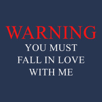 Warning You Must Fall In Love With Me Men Denim Jacket | Artistshot