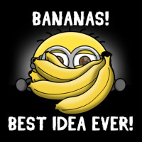 Bananas! Best Idea Ever! Youth Zipper Hoodie | Artistshot