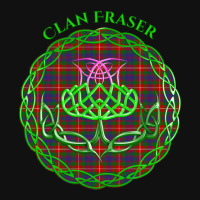 Fraser Scottish Tartan Celtic Thistle Baby Beanies | Artistshot