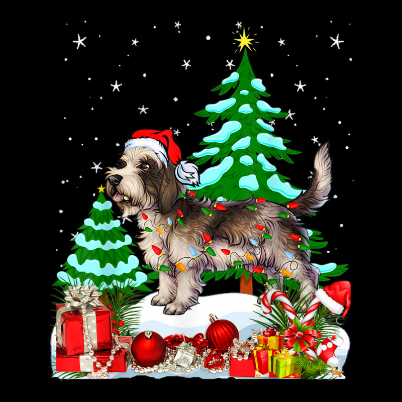 Petite Basset Griffon Vendeen Dog Christmas Cropped Sweater by Fashlaza | Artistshot