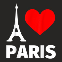 Paris Eiffel Tower   I Love Paris Shirt For Girls And Men Ladies Fitted T-shirt | Artistshot