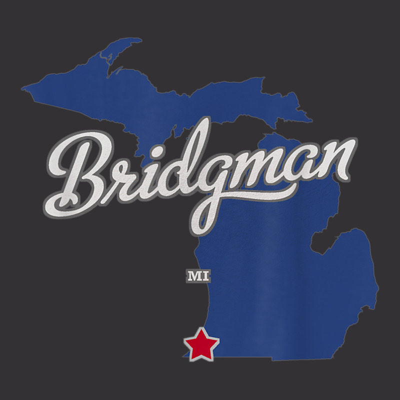 Bridgman Michigan Mi Map Vintage Short | Artistshot