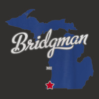 Bridgman Michigan Mi Map Champion Hoodie | Artistshot