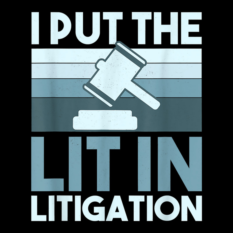 I Put The Lit In Litigation, Litigator Lawyer Attorney T Shirt Baby Bibs by qubujasaelae | Artistshot