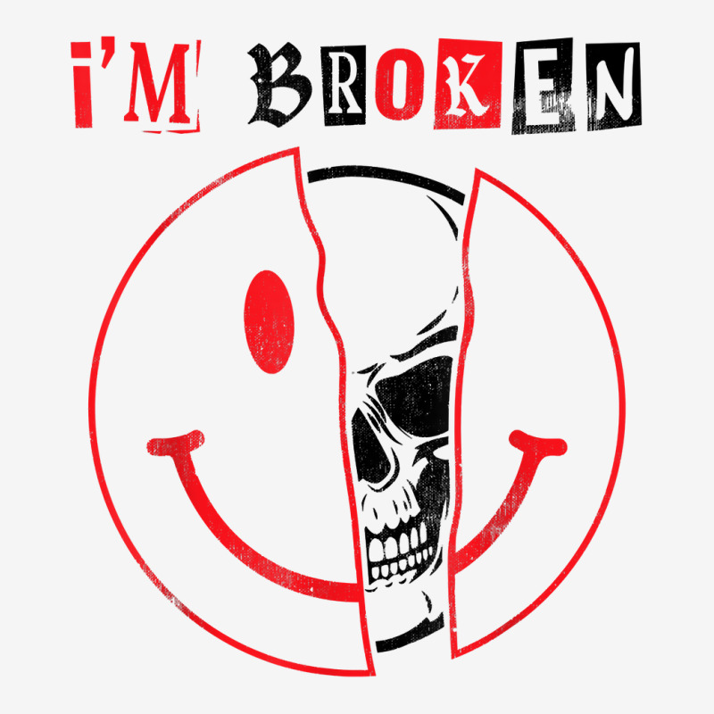 I'm Broken Shirt Invisible Illness I'm Ok Broken T Shirt Adjustable Cap by pypybedypa | Artistshot