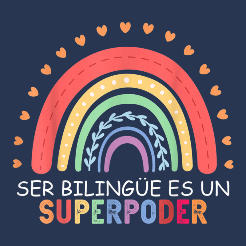 Ser Bilingue Es Un Superpoder Spanish Teacher Back To School T Shirt Men Denim Jacket by cm-arts | Artistshot