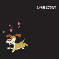 Dog (love Story Dog & Bone) T-shirt | Artistshot