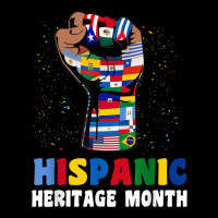 Hispanic Heritage Month Colorful Countries Flags Latinx Hand Adjustable Cap | Artistshot