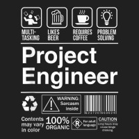 Project Engineer Product Label T Shirt Drawstring Bags | Artistshot