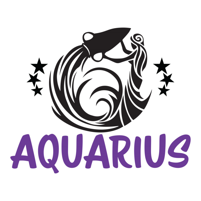 Custom Aquarius Zodiac Unisex Hoodie By Emardesign - Artistshot