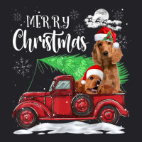 Funny Cocker Spaniel Red Truck Christmas Pajama Youth Tee | Artistshot