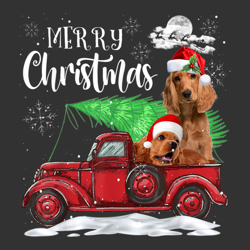 Funny Cocker Spaniel Red Truck Christmas Pajama Baby Bodysuit by Sombre | Artistshot