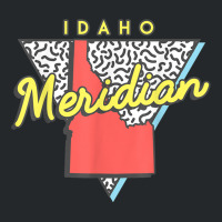 Meridian Idaho T Shirt Retro Id Apparel Souvenir Crewneck Sweatshirt | Artistshot