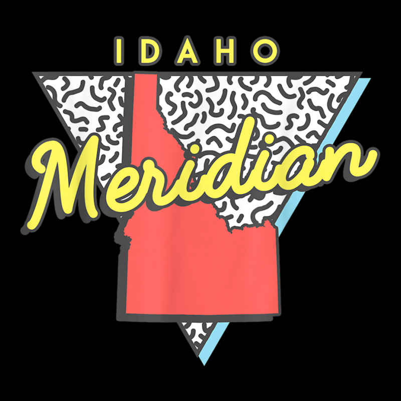 Meridian Idaho T Shirt Retro Id Apparel Souvenir Men's 3/4 Sleeve Pajama Set by cm-arts | Artistshot