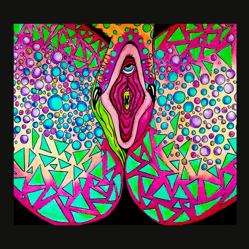 Psychedelic Pussy, Psychedelic Pussy Art, Psychedelic Pussy Vintage, P Scorecard Crop Tee by SHPER904 | Artistshot