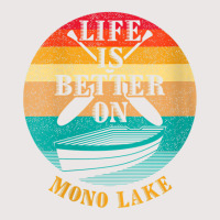 Womens Life Is Better On Mono Lake Funny Boating Humor Boat V Neck T S Pocket T-shirt | Artistshot