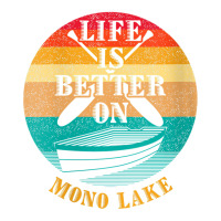 Womens Life Is Better On Mono Lake Funny Boating Humor Boat V Neck T S V-neck Tee | Artistshot