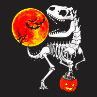 Halloween Dinosaur T Rex Skeleton T-shirt | Artistshot