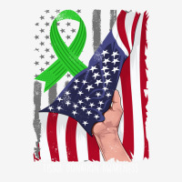 Tissue Donation Awareness Vintage American Flag Green Ribbon Sweatshir Adjustable Cap | Artistshot